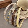 Women Universal Non-Clamping Ear Bone Hairband Summer High-End Elegant Anti-Slip Headband Festival Party Hairband Accessories