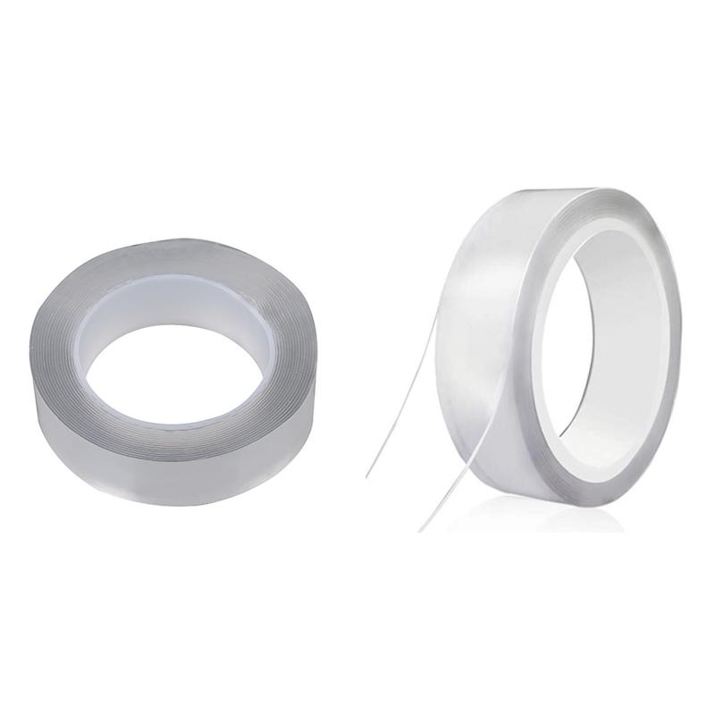 1/2/3/5M Nano Bandă Bandă dublă Bandă Transparentă Reutilizabilă Benzi Adezive Impermeabile Curățabile Bucătărie Accesorii de baie Benzi