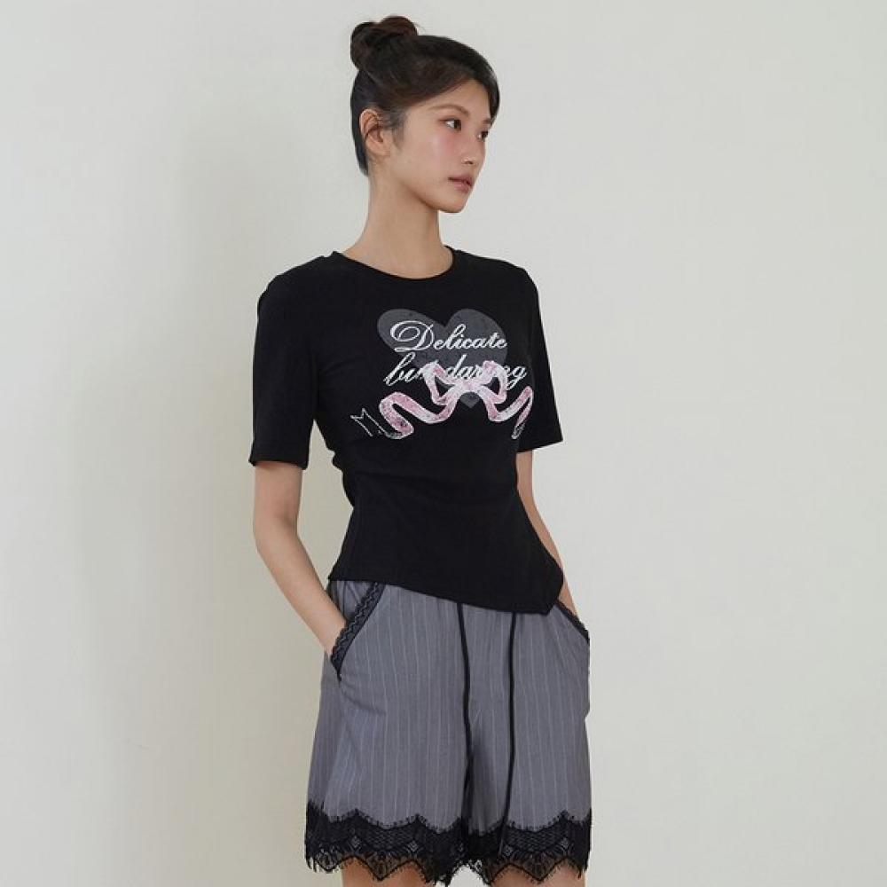 EGOIST AsymmeTrical PrinTing T shirT  es2oTh01 