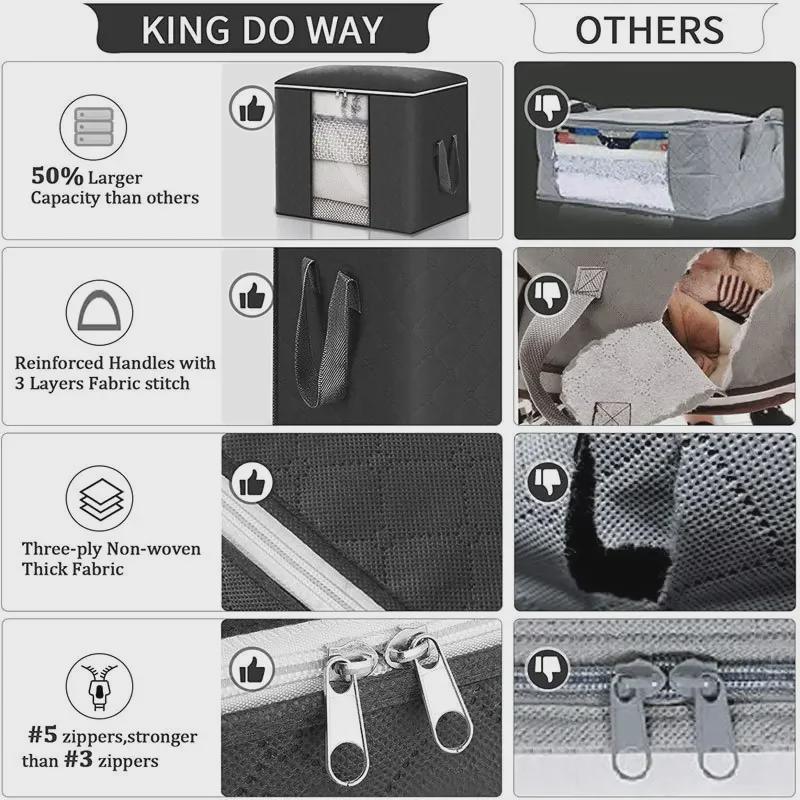 Grenzüberschreitende Verdickte Aufbewahrungstasche für Steppdecken und Kleidung zum Umziehen