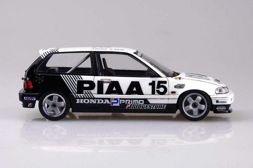 Aoshima Bunka Kyozai BEEMAX Series Honda EF3 Civic Plastic Model 1/24 No.6 Gr.A