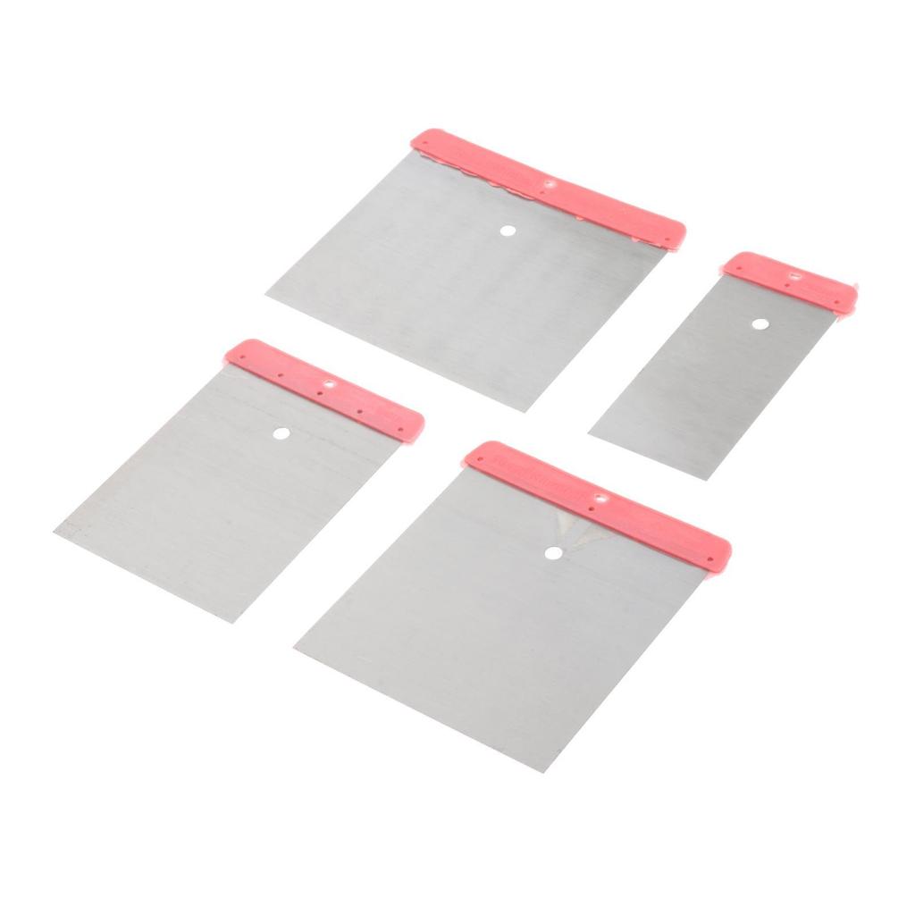 4 Stuks Plamuurmes Muurplamuur Behang Verwijderen Handgereedschap Auto's Reparatie Comfortabel Handvat Gips Schep Verfschraper Spatel
