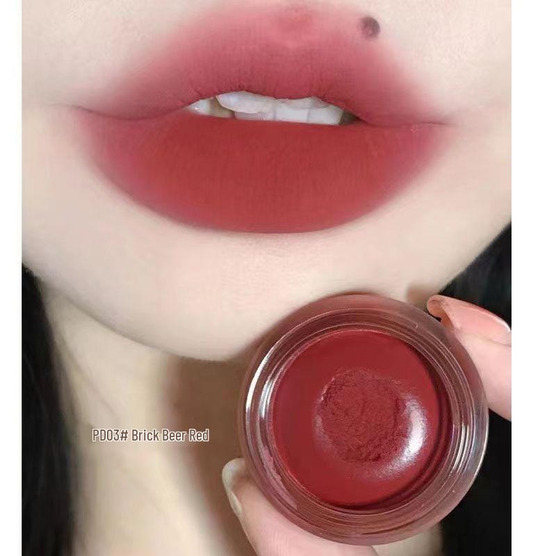 INTO YOU Dual-Use Matte Lip Mud: Lipstick & Cheek Tint - Popular Whitening Formula for Students