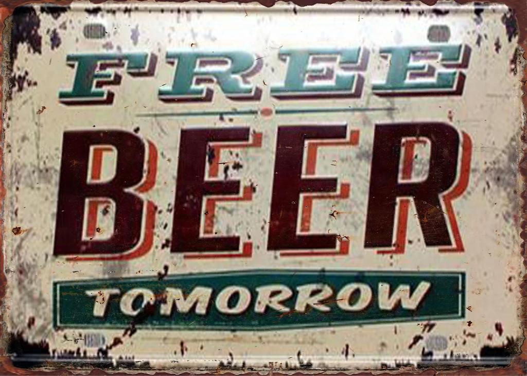 Vintage Beer  Whiskey Themed License Plate Style Aluminum Metal Sign Retro Bar  Man Cave Wall Art Decor for Pub Garage and H