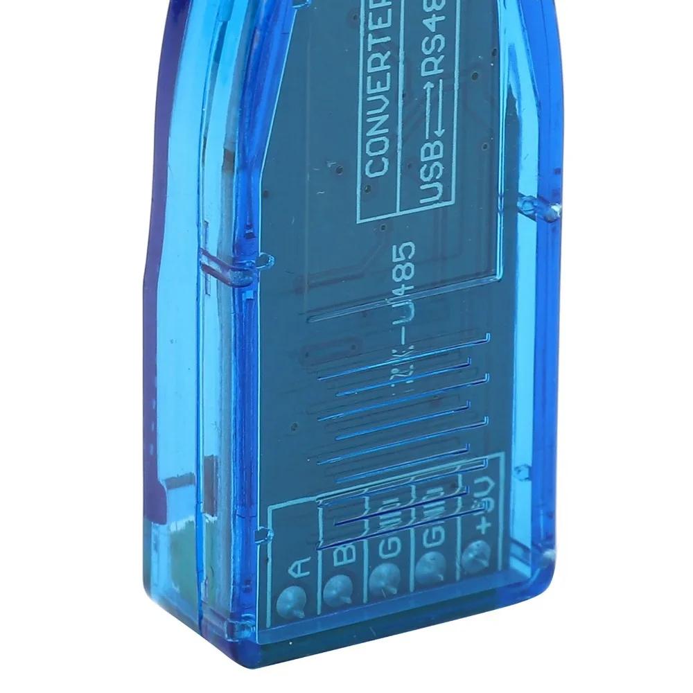 Durable Blue USB To RS485 Converter CH340 Chip Practical Serial Port Adapter Communication Module Industrial Accessories