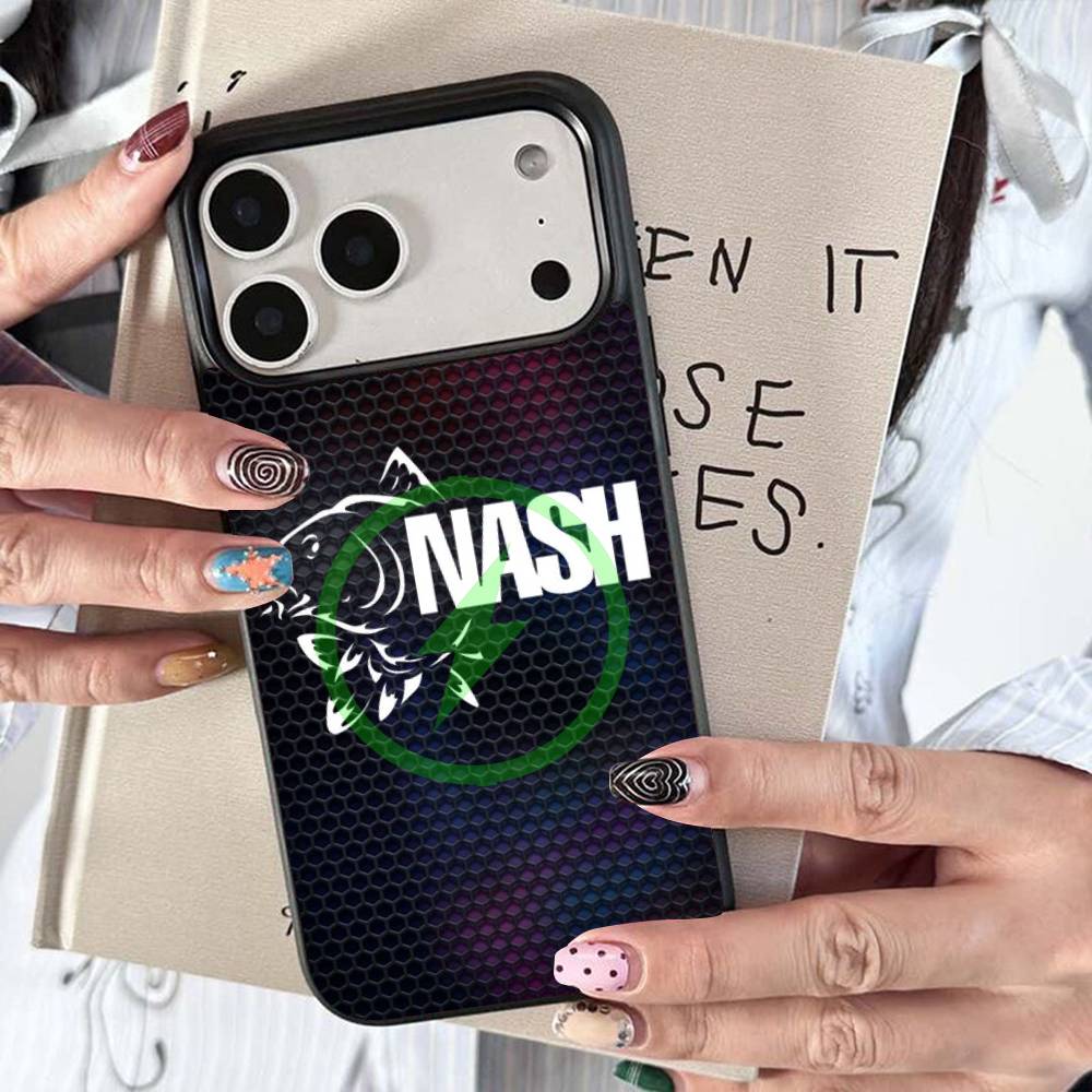 

N-Nash Fishing Cool Magnetic Charging Cover Phone Case For IPhone 17 16 14 13 12 11 15 Pro Max For Magsafe Wireless iPhone 17