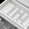Rectangular Plastic Desk Drawer Organizer for Stationery and Pens