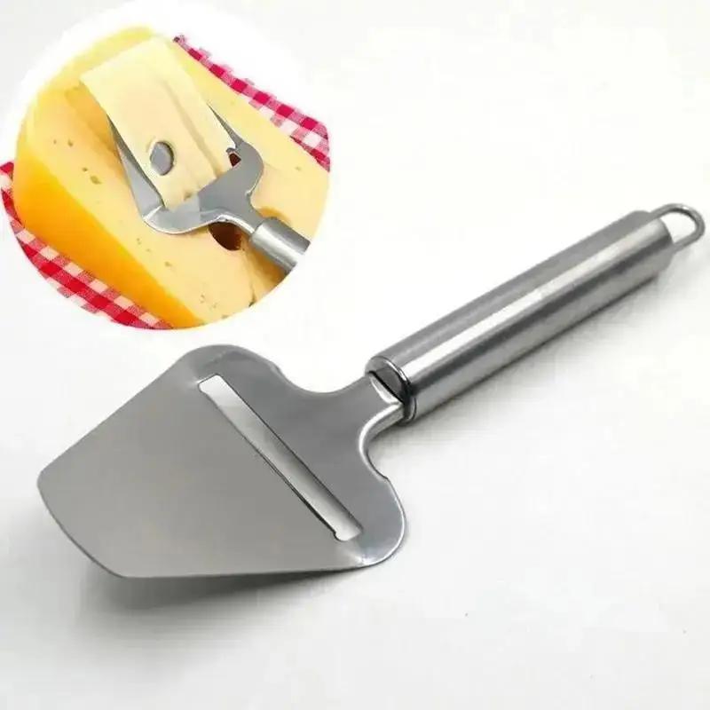 Kitchen Portable Cooking Tools Silver Stainless Steel Cheese Peeler Cutter Butter Slice Cutting Knife Kitchen Cook Cheese Tools