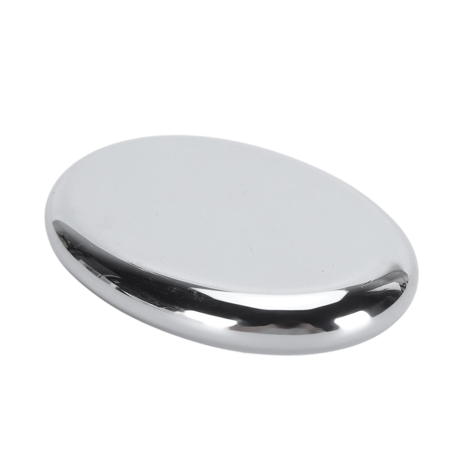 

62x44x10mm Oval Shape Terahertz Stone Plate Fascia Scraper Massage Scraping Tool for Skin Care
