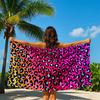 Neon Leopard Quick Drying Bath Towel Microfiber Beach Towel Light Weight Swimming Camping Yoga Beach Out