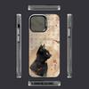 National Style Cat Trendy Phone Case Suitable for iPhone 17 16 15 14 13 12 11 Pro/Max/Plus Anti Drop and Shockproof Back Cover