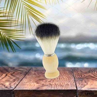 Brocha de afeitar de espuma brocha de afeitar para el pelo brocha para lavar la cara, 1 pieza