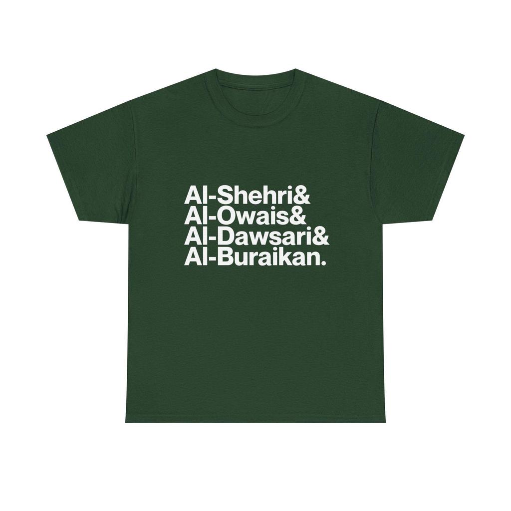 Saudi Arabia World Cup 2026 Shirt - Al-Dawsari, Al-Owais, Al-Buraikan, Al-Shehri