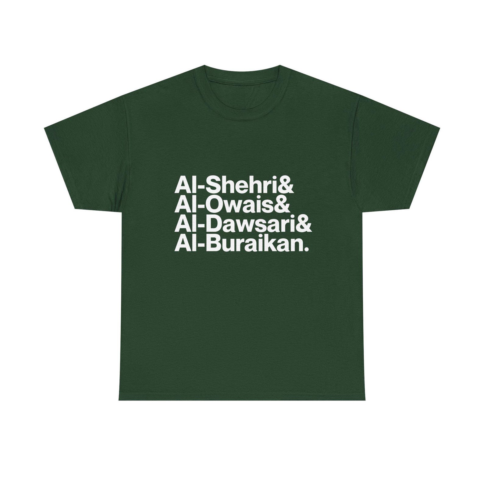 Saudi Arabia World Cup 2026 Shirt - Al-Dawsari, Al-Owais, Al-Buraikan, Al-Shehri S