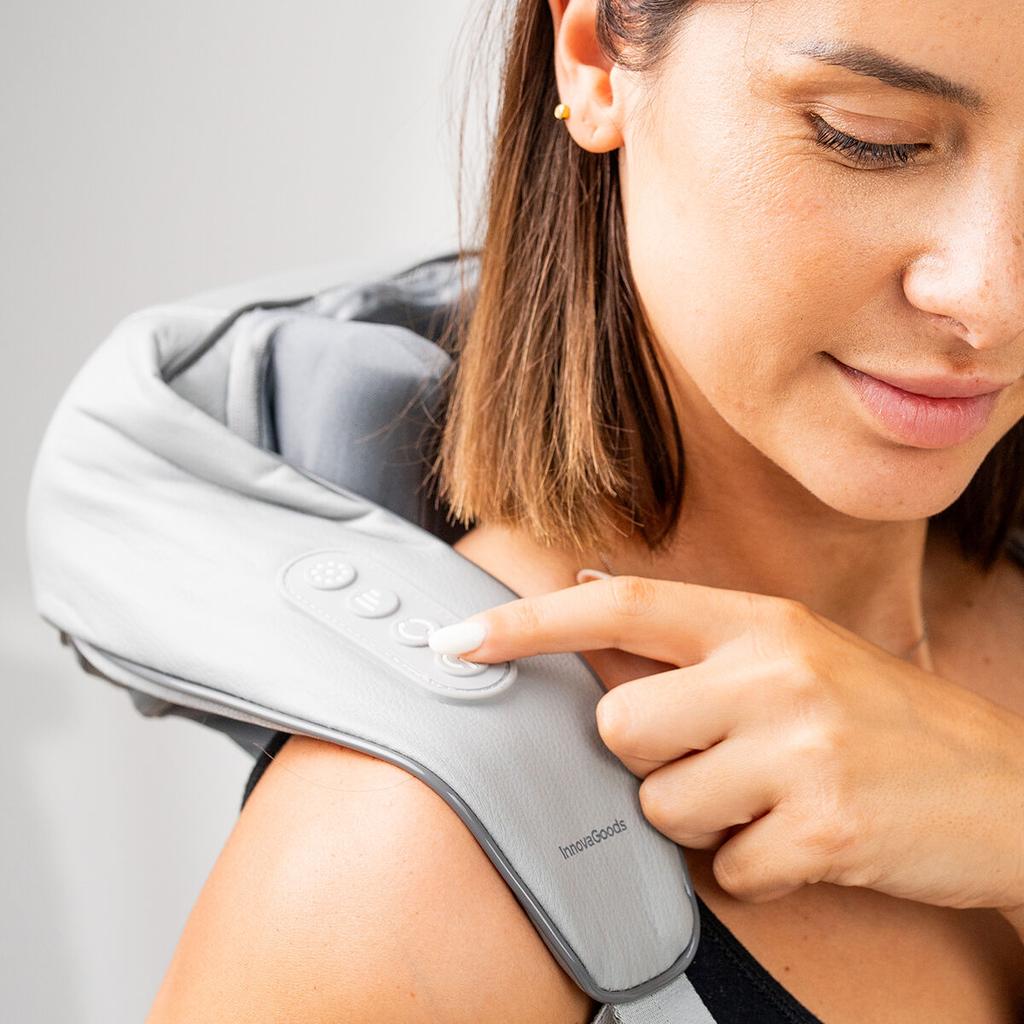 Wiederaufladbarer 6D Nacken- und Rückenmassagegerät Silax InnovaGoods