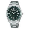 SEIKO SELECTION SBTM319 Japanese-made Mens Wristwatch Solar Radio-controlled Date Calendar Feature Green Dial 10 ATM Water-resistant Stainless Steel