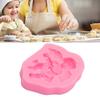 Fondant Chocolate Model Angel Shaped Soft Elastic Silicone Chocolate Candy Decorating Model for Baking Cake Making