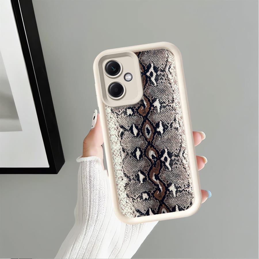 Case for Xiaomi Redmi Note 14 Pro Plus Note 13 A1 A2 A3 A4 12s 12 14C 11 12C 13C 11s 10 Phone Cover Snake Skin Pattern