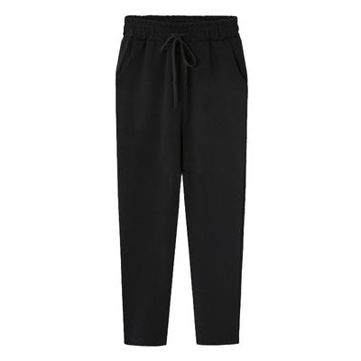 Harlan Pants Womens Comfortable Fit Athletic High-Waist Autumn and Winter Latest Large Size Thin Nine-point Leisure Pants