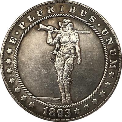1893 USA UNITED STATES Beauty Hobo Nickel Commemorative Collectible Souvenirs Silver Coins