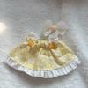 Doll Clothes Fashion Clothes Bow Strap Floral Skirt for 17cm Doll Clothes Dolls Accessories Cute Little Clothes