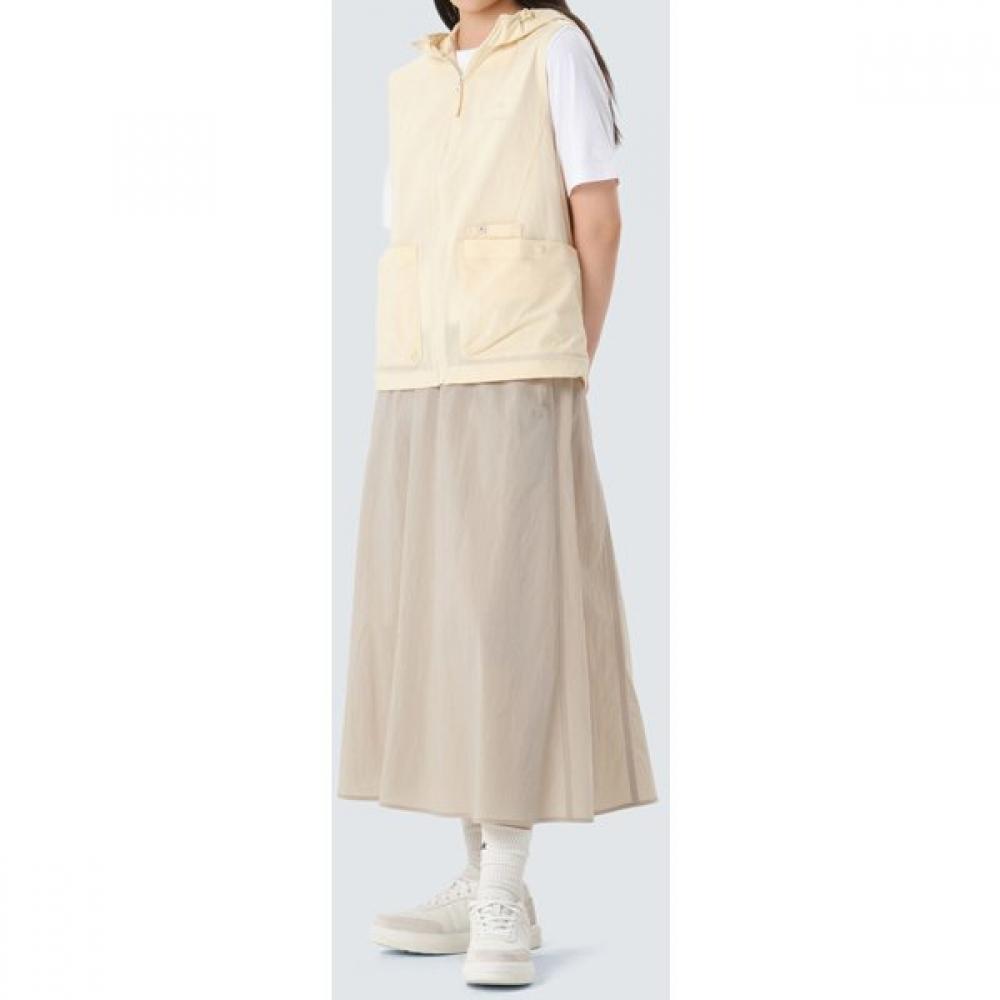 Snowpeak FLared Long Skirt Light Beige L Size Gs S26mwrsk61