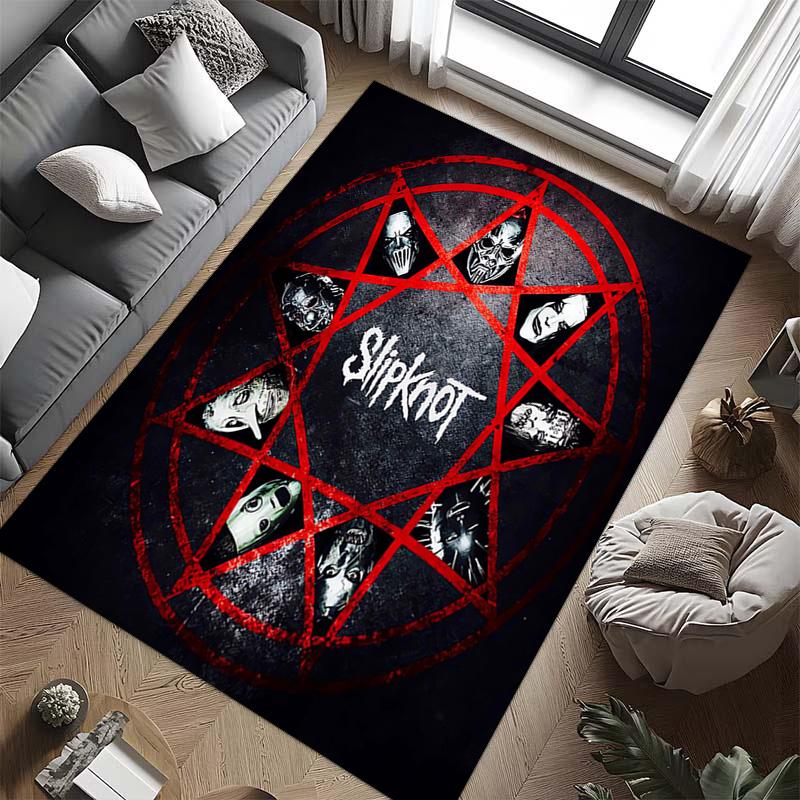 Slipknot: Chaos Rebellion carpet printing Suitable for all seasons Dormitory decoration Christmas gifts Bathroom mat
