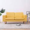 Day and Night - Day and Night 2 Seater Yellow Fabric Sofa