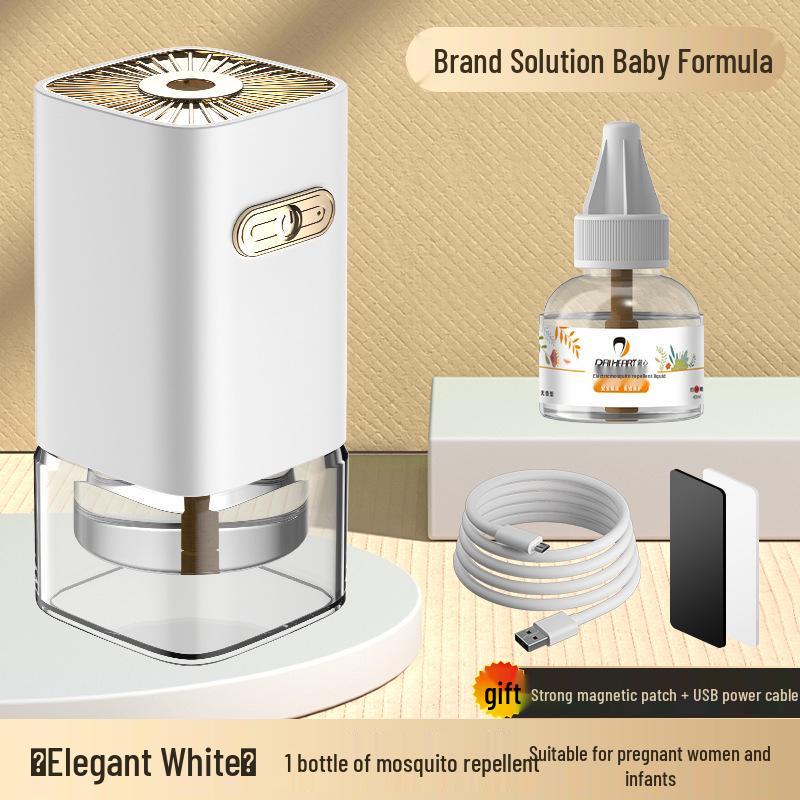 

USB Odorless Mosquito Repellent Lamp - Safe for Babies & Pregnant Women, Electric Liquid Mosquito Killer. 1 Refill Only белый