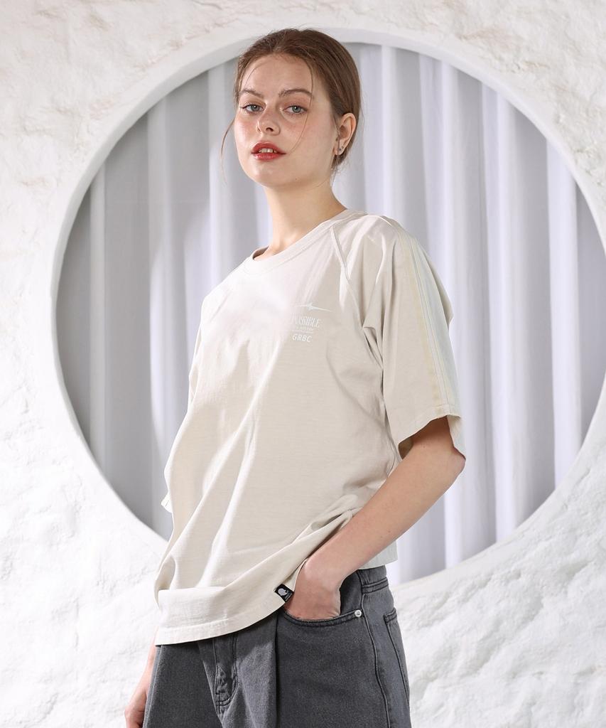 GHOST REPUBLIC Pigment Raglan Track Short Sleeve Tee 3 Colors Gt-371