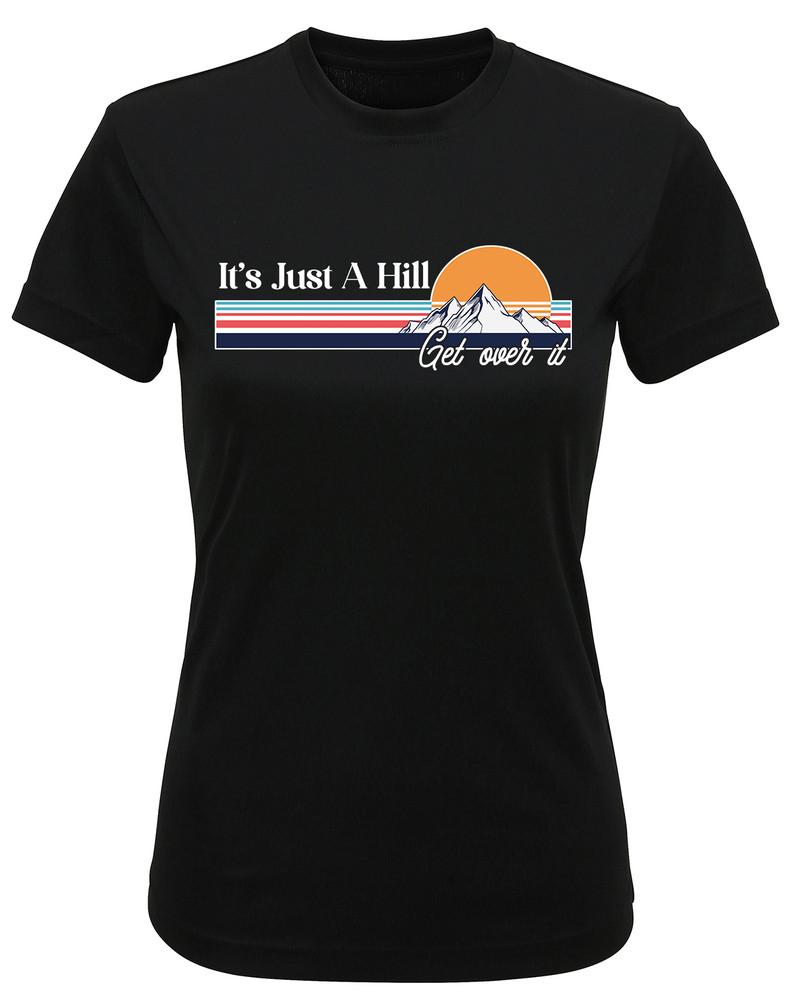 

Женская футболка из переработанного материала для тренировок, «Это просто горка», трейлраннинг, бег, спортзал, TriDri S