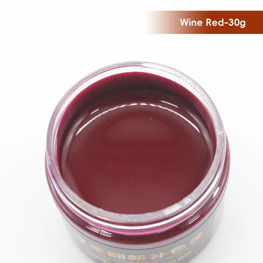 Car Seat Scratch Leather Repair Paint Shoe Cream Coloring for Bag Sofa 30g Brown Leather Dye Repair Restoration Color Change