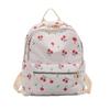 Butterfly Flower Cherry Print Casual Womens Backpack With Large Capacity For Daily Use
