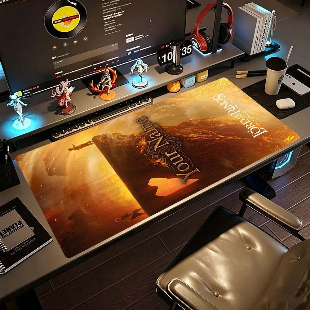 Lord Rings Personalized Name Mouse Pad Office Mouse Mats Study Desk Mat Non-Slip Rubber Base Office Desk Accessory