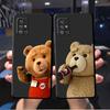 TPU Cartoon Astronaut Bär Weiche Hülle Funda für Samsung Galaxy A72 A51 4G A11 A22 A13 A21s A12 A71 A32 A52 5G A42 Hüllen Schale