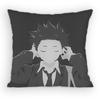 A Silent Voice Shoya Nishimiya Pillow Case Sofa Living Room for Bedroom Car Headboard Backrest Cushion Square Cushion Nap Time