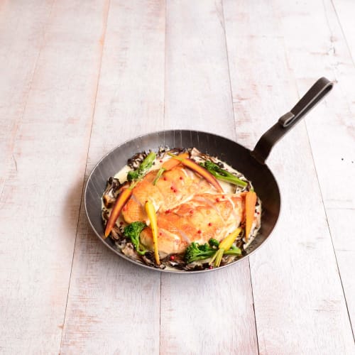 TURK Press Pan with Bent Handle, Deep Type 28cm, Officially Sold In Japan