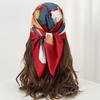 70x70cm 2025 Fashion Luxury Women Satin Silk Shawl Square Scarf Tie Wraps Neckerchief Scarves Lady Headband Bandana Foulard