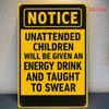 Vintage Metalen Muurkunst Bord Grappig Koffieliefhebber Cadeau voor Ouders