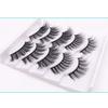 5 Pair 3D Faux False Eyelashes Wispy Cross Long Thick Soft Women Fake Eye Lashes
