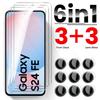 6To1 Tempered Glass Screen Protector for Samsung Galaxy S24 FE/S25 FE 5G Case Camera Protective Glass Samung S24FE S 24 FE 24FE