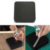 Blocco da banco in gomma da 4 pollici Blocco da banco in gomma nera quadrata per gioielli per la creazione di gioielli e la fucinatura di metalli Stampaggio di gioielli