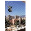 Azmturkiye Balcony Net 2.5x7 Meters Bird Net Cat Net Pigeon Prevention Net