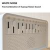 3 i 1 Bluetooth-högtalare Vitt brus Sömn Nattlampa Luftfuktare Allt-i-ett-maskin Fri kombination av 8 grupper Naturljud