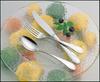 Dansk LEAF Cutlery Dinner Stainless Made in Dishwasher Scandinavian Perfect Gift for Weddings and Baby 595020 Set, 8-Piece Set, Steel, Japan, Safe,