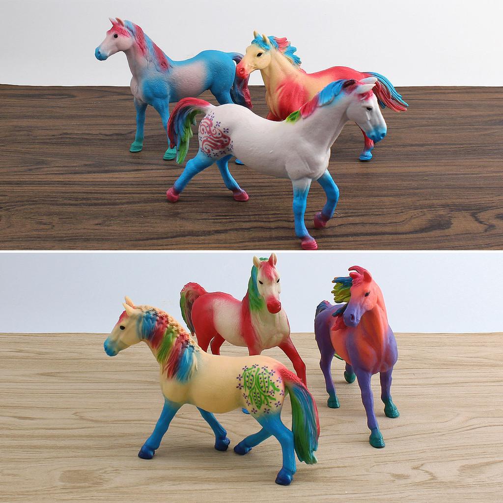 Western Mythology Creature Unicorn Pvc Decor With Realistic Design For Kids Playroom