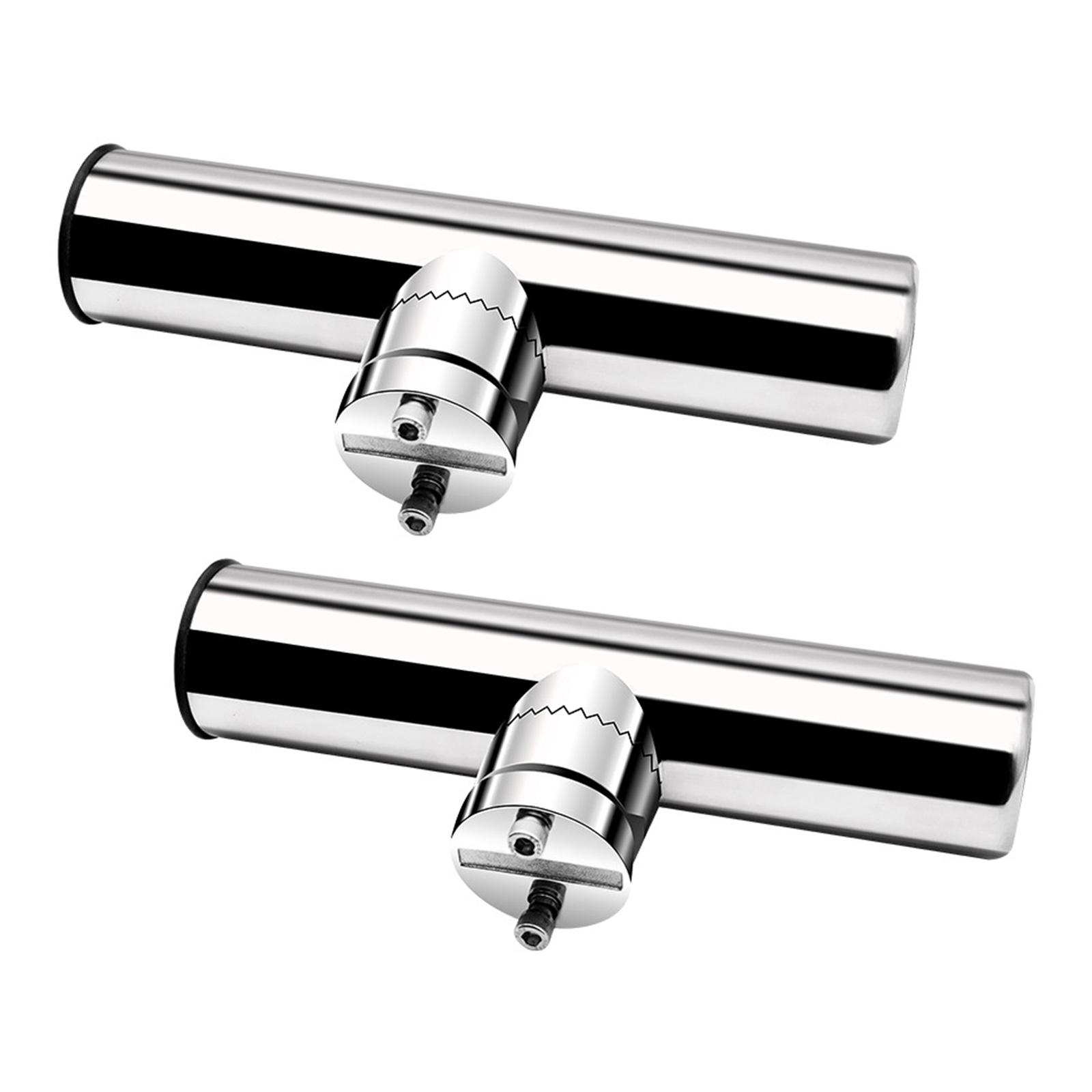 

Pair Of Marine Grade 316 Stainless Steel Fishing Rod Support Fits 21mm To 32mm Rails 25MM