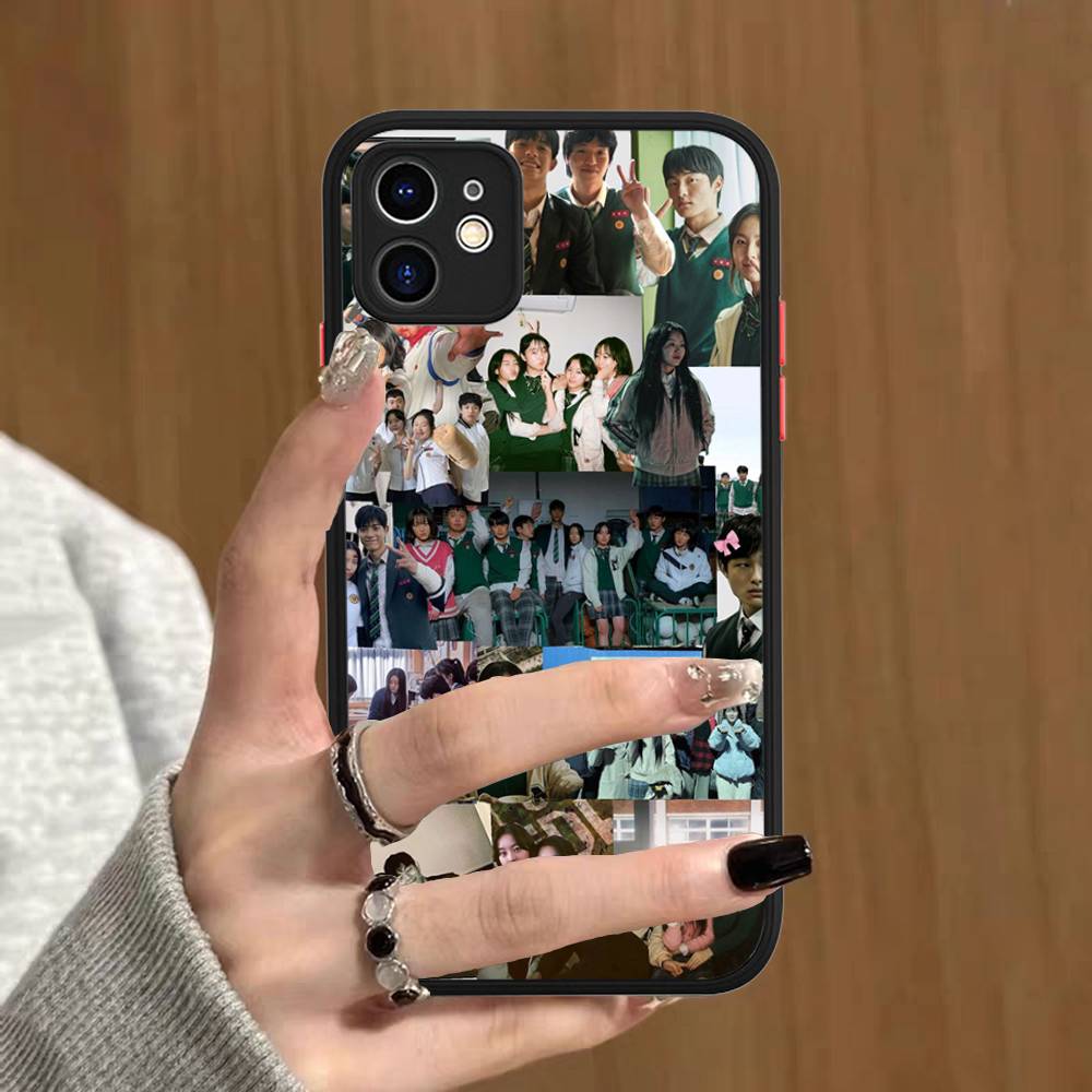 Horror TV All Of Us Are Dead For IPhone 11 12 13 14 15 16 Pro Max Plus Matte Translucent Phone Cover