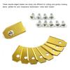 36Pcs Titanium Coating Replacement Robotic Mower Blades Replacement Blades for for Husqvarna Automower/Gardena Robot Mower