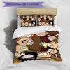 Loud House 3pcs Bedding Set Duvet Cover Closure Includes 1 Duvet Cover & 2 Pillowcases for All Seasons Bedroom Home Dorm Decor